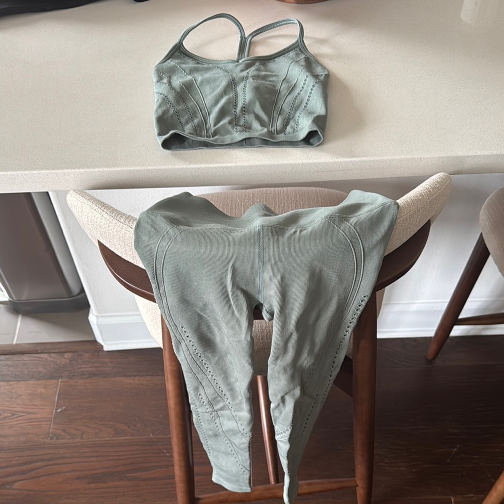 Green spiritual gangster Activewear Set